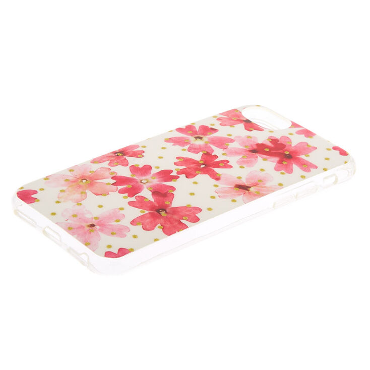Pink Floral Phone Case - Fits iPhone 6/7/8,