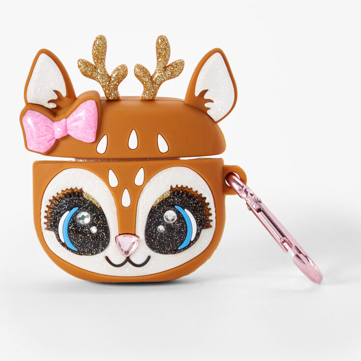 Reindeer Silicone Earbud Case Cover - Compatible with Apple AirPods&reg;,