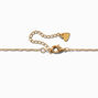 JAM + RICO x Claire&#39;s 18k Yellow Gold Plated Turquoise Bezel Choker Necklace,