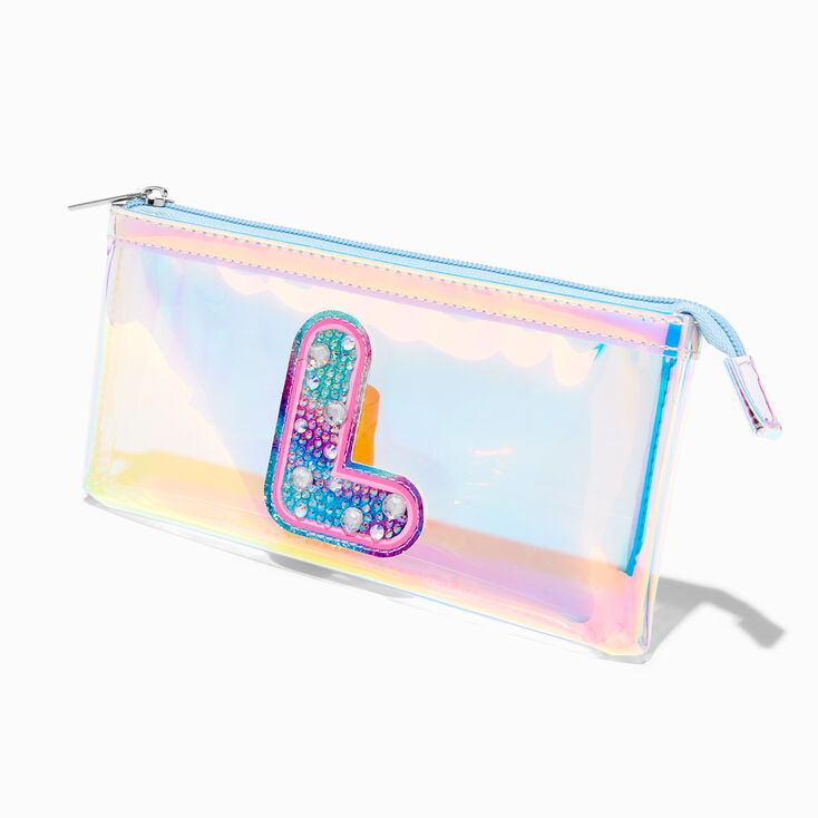 Holographic Initial Pencil Case - L,