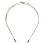 Silver Double Row Star Headband,
