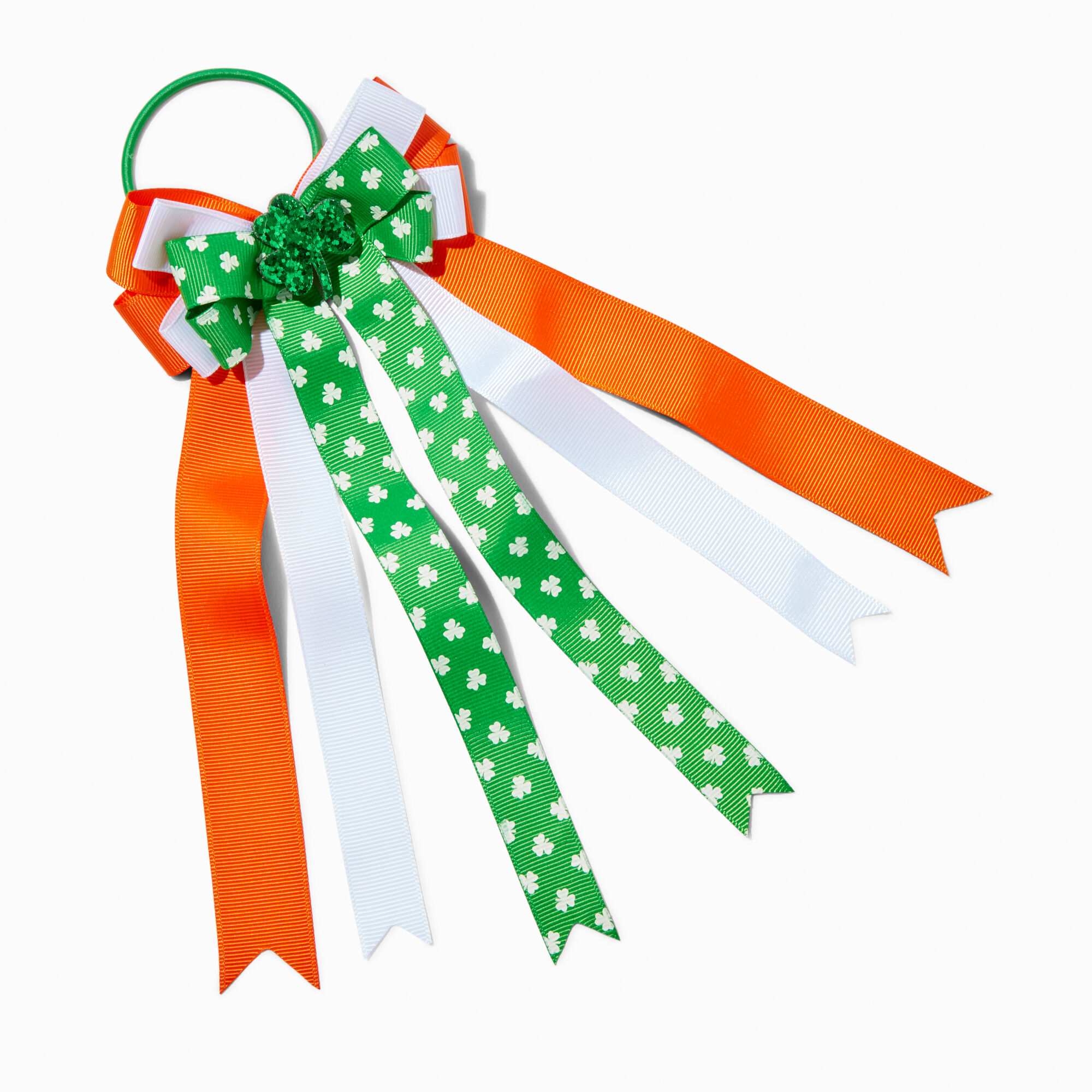 St. Patrick's Day Ireland Flag Streamer Hair Tie,