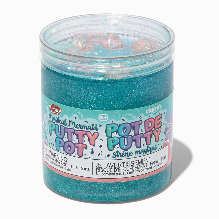 Tobar&reg; Magical Mermaid Putty Pot Fidget Toy,