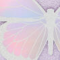 Medium 3D Glitter Butterfly Gift Bag - Purple,