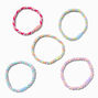 Pastel Braided Hair Ties - 5 Pack,