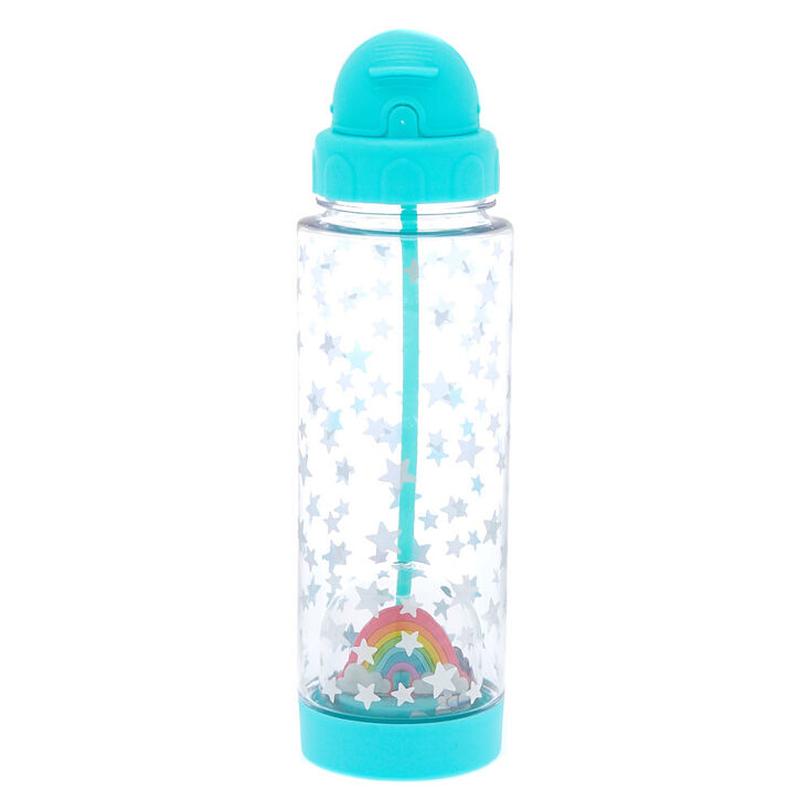 Claire's Gourde boule à neige arc-en-ciel turquoise