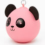 Panda Stress Ball Keychain - Pink,