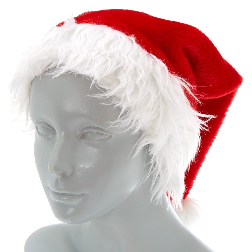 Bonnet de Père Noël classique rouge,