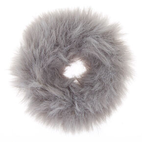 Go to Product: Faux Fur Hair Scrunchie - Grey from Claires