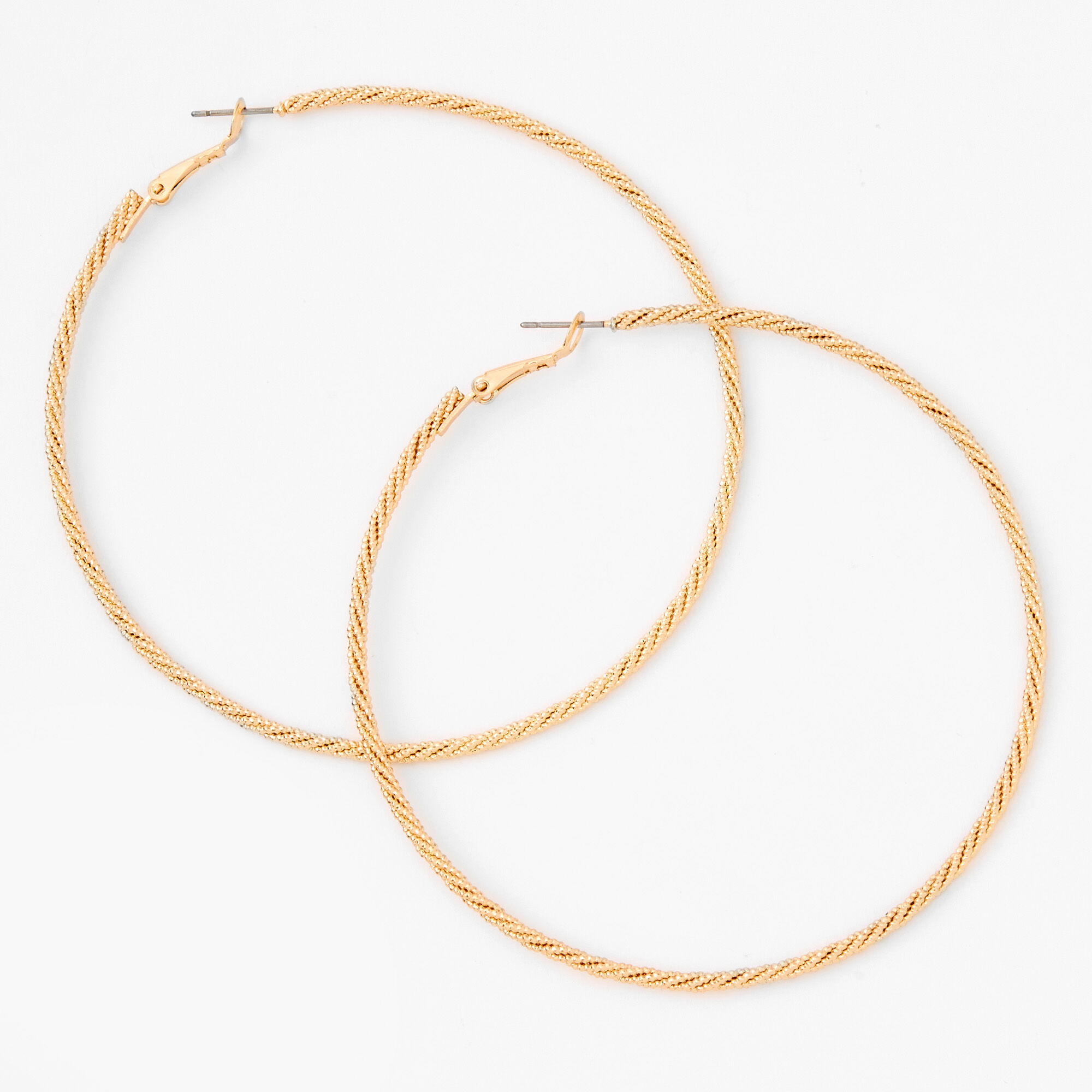 Twisted rope sales hoop earrings