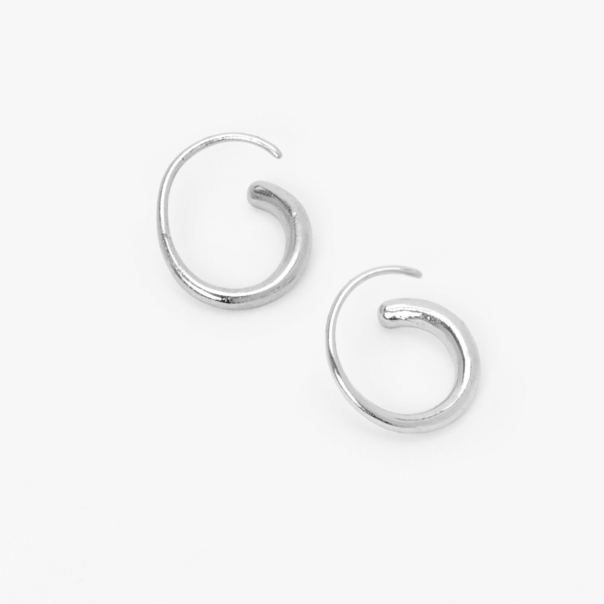 Small pull through new arrivals hoop earrings