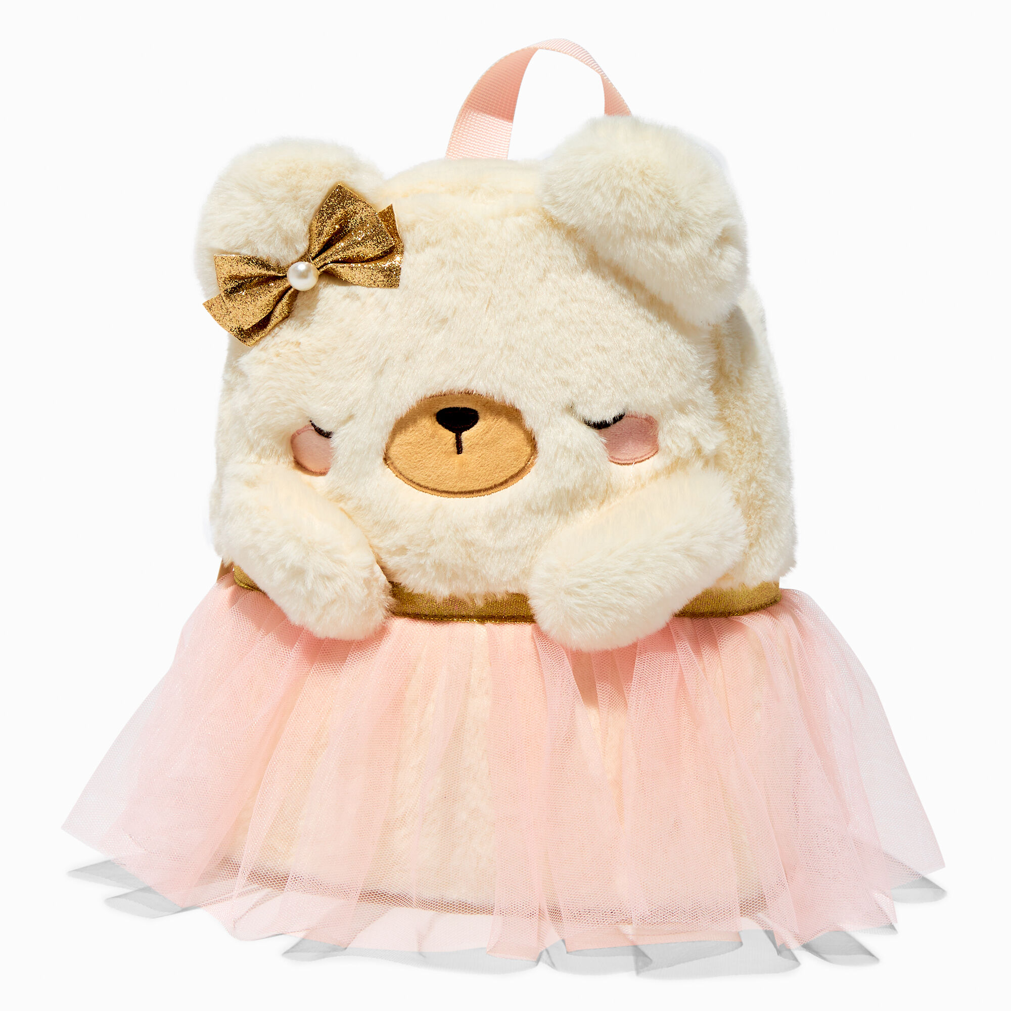 View Claires Club Furry Polar Bear Tutu Backpack information
