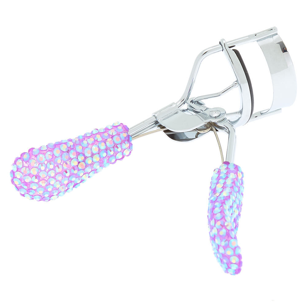 Bling Gem Eyelash Curler - Purple,