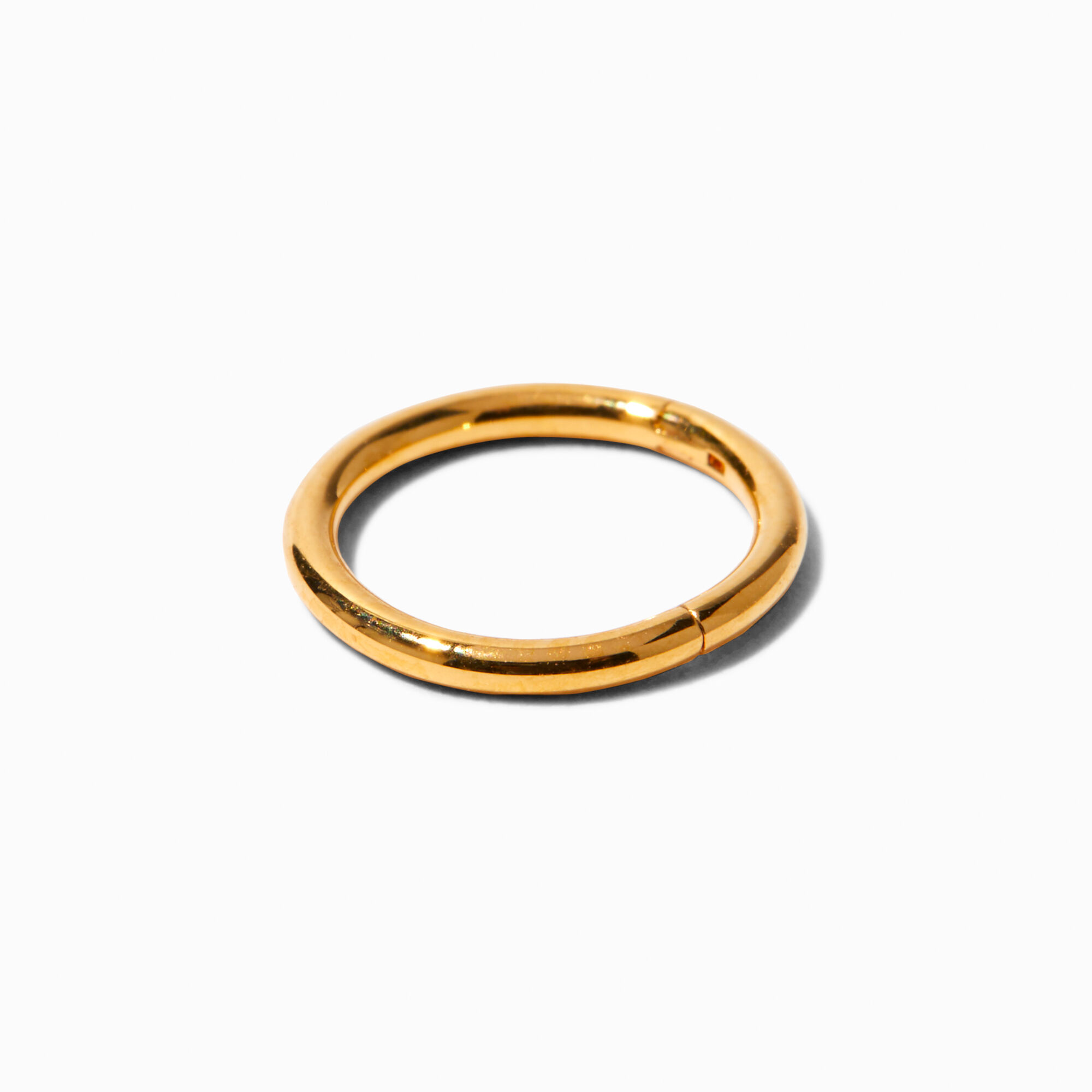 GOLD PLATED STERLING SILVER PLAIN NOSE RING – PREPYS