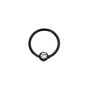 Faux piercing cartilage pierre 20&nbsp;g couleur titan&eacute; et couleur h&eacute;matite,