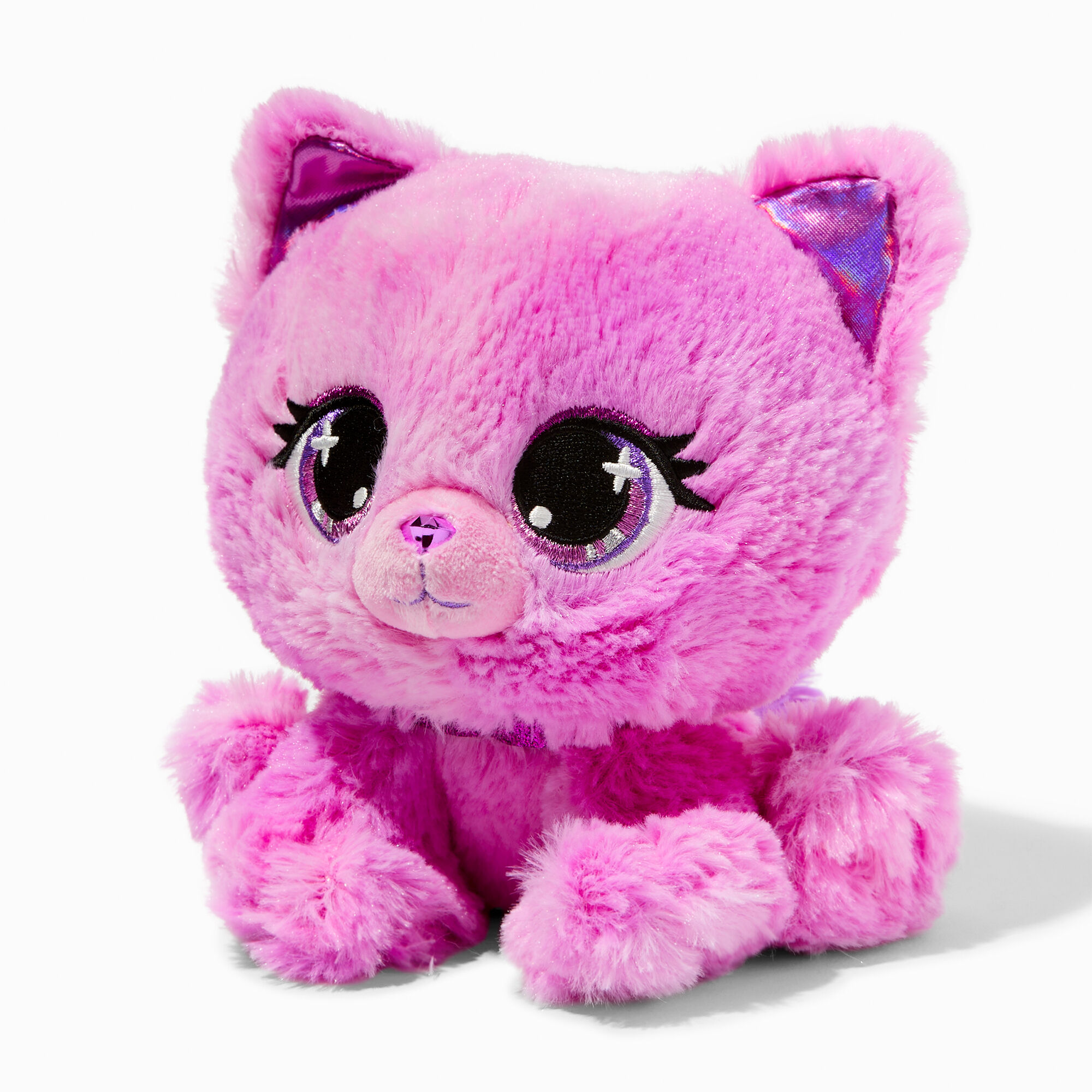 View Claires Plushes Pets Gem Stars Duchess Purrnel Soft Toy information