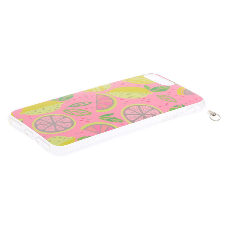 Holographic Lemon Phone Case with Lanyard - Fits iPhone 6/7/8 Plus,