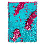 Reversible Pink &amp; Mint Sequin Star Notebook,