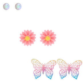 Go to Product: Ombre Butterfly Stud Earrings - 3 Pack from Claires