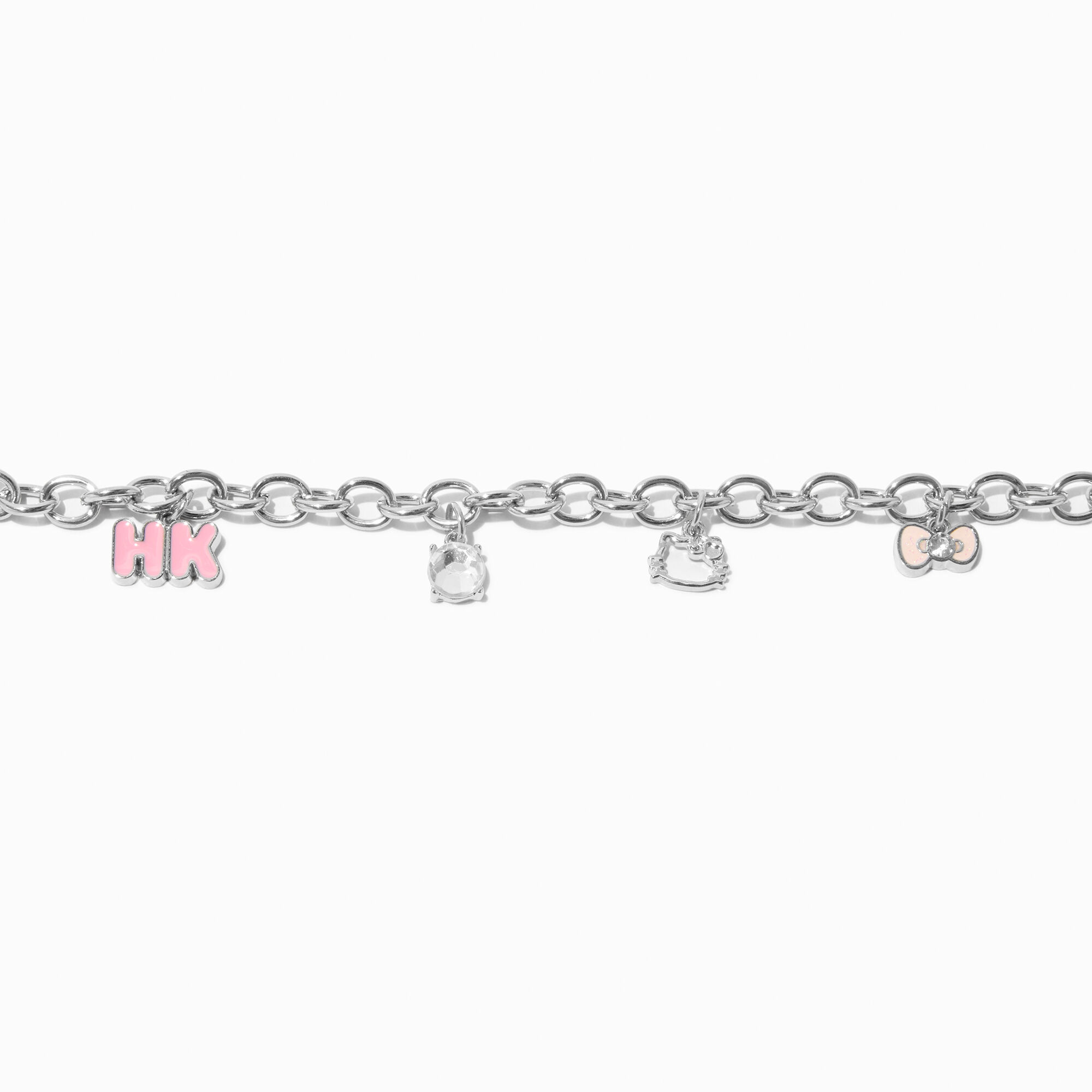 Hello Kitty® 50th Anniversary Claire's Exclusive Silver-tone Charm Bracelet,