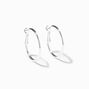 Silver-tone 30MM Hoop Earrings,