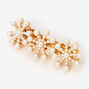 Snowflake Hair Clip - Gold,