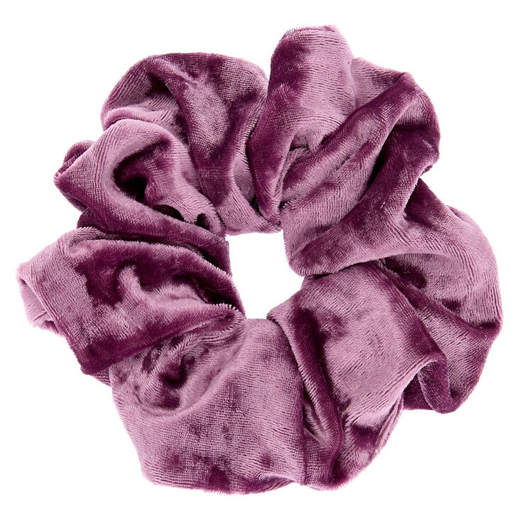 Claire's Chouchou en imitation velours - Lilas