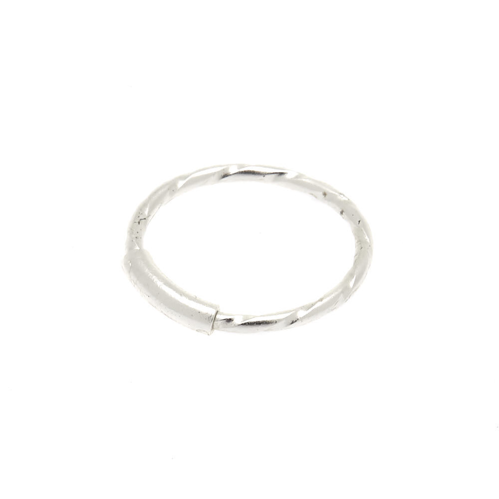 Sterling silver hoop best sale nose rings