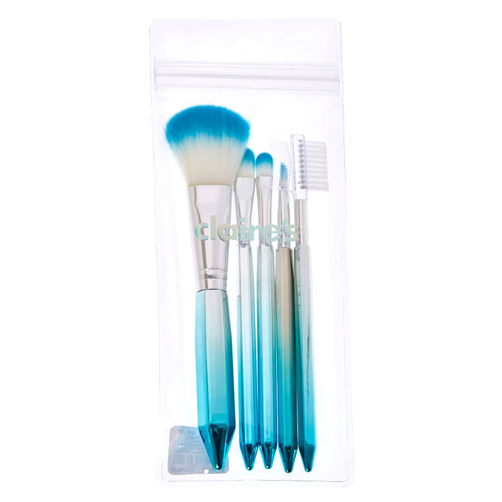 Blue Ombre Makeup Brush Set Claire S