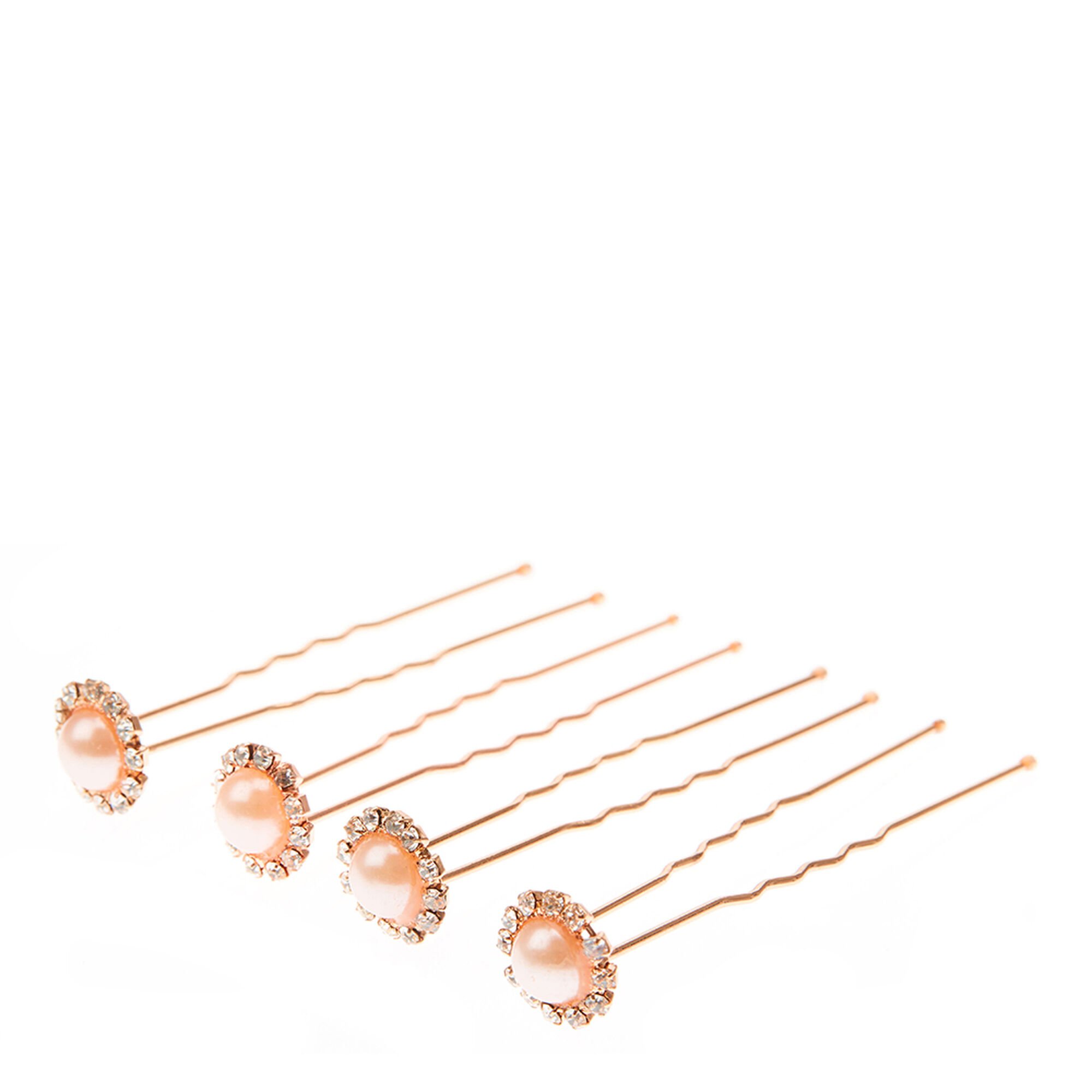 Rose Gold Blush Hair Pins