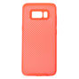 Neon Coral Perforated Phone Case - Fits Samsung Galaxy S8,