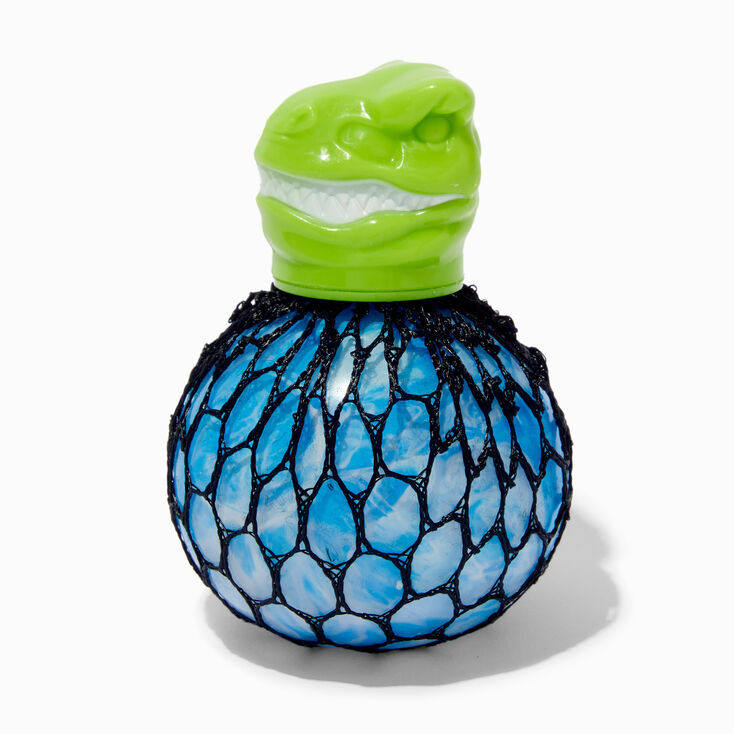 Jouet fidget boule anti-stress en filet spongieux dinosaure - Les mod&egrave;les peuvent varier,