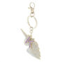 Bling Unicorn Initial Keychain - K,
