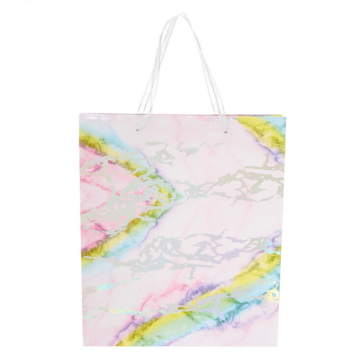 Extra Large Rainbow Marble Gift Bag