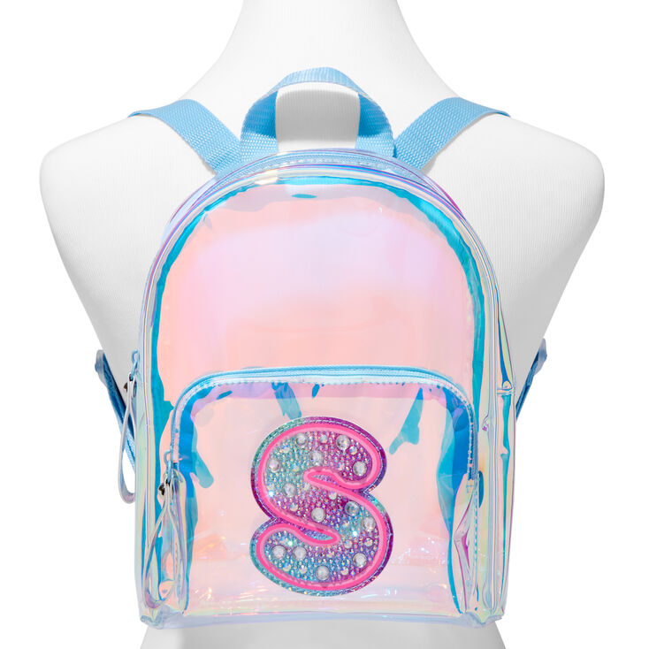 Holographic Initial Mini Backpack - S,