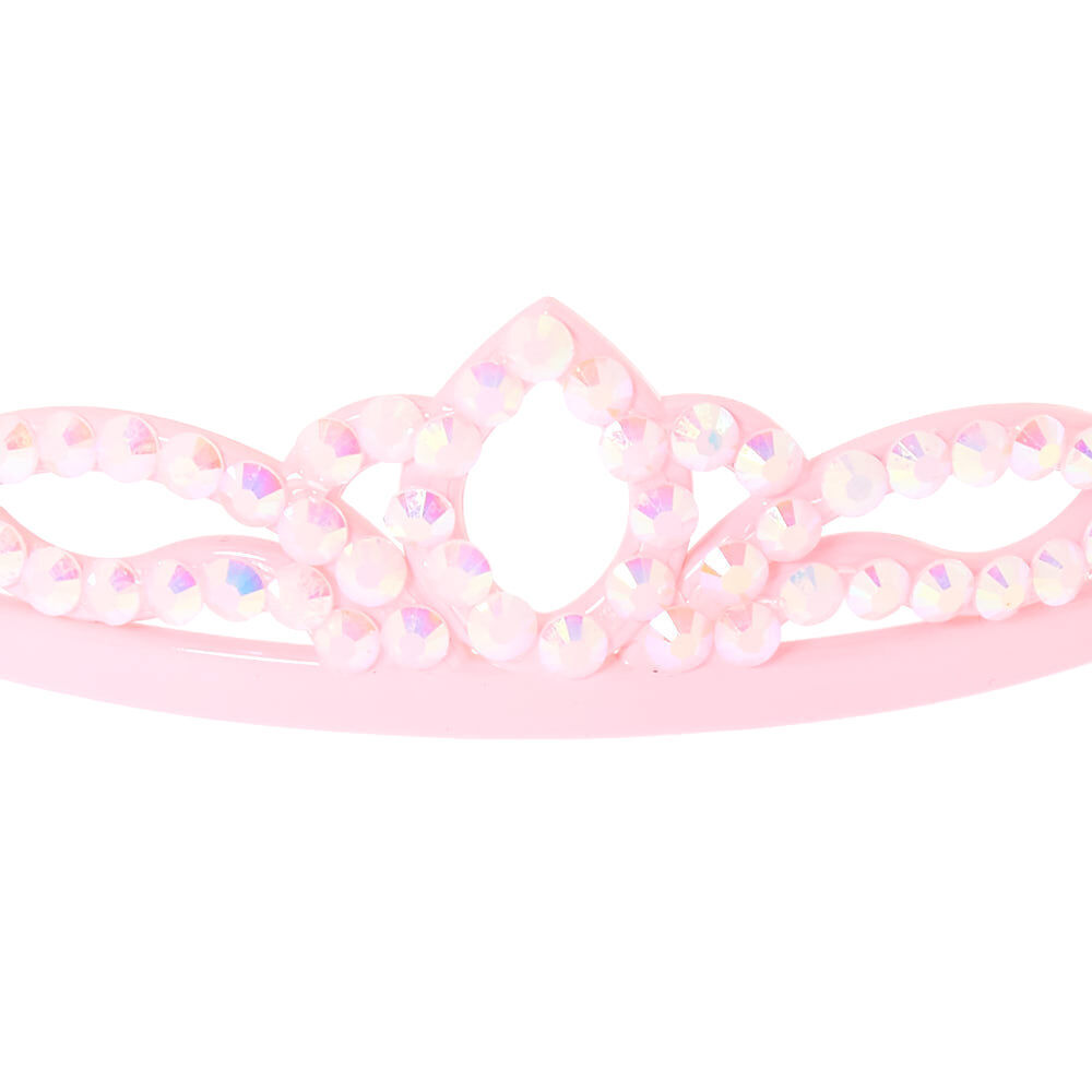 Claire's Club Tiara Headband - Pink