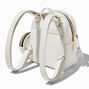 Rainbow Stripe Quilted Small Backpack,