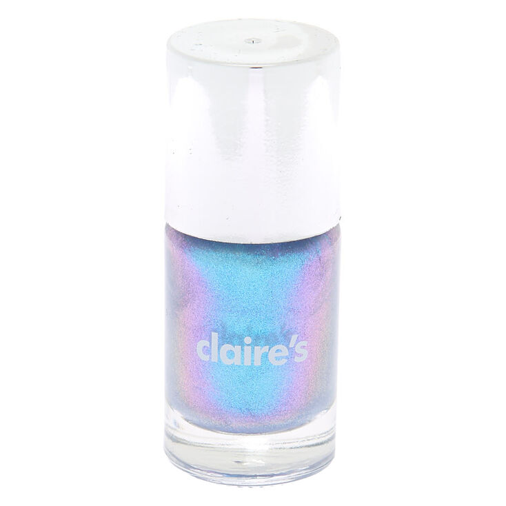 Shimmer Nail Polish - Blue Holo,