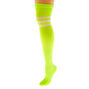 Neon Over The Knee Socks - Yellow,