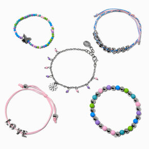 Rainbow Love Bracelet Set - 5 Pack,