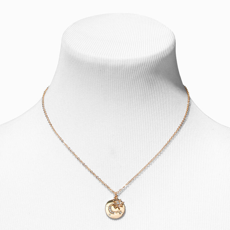 Gold Celestial Disc Jewelry Set - 2 Pack,