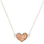 Collier d&rsquo;humeur &agrave; pendentif c&oelig;ur et &eacute;toile,