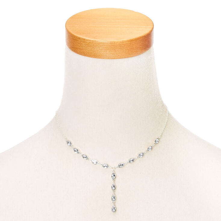 Claire&#39;s Club Silver Rhinestone Jewellery Set - 3 Pack,