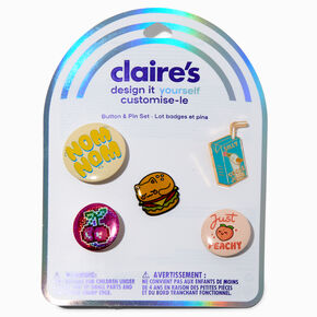 DIY Food Pin Set - 5 Pack,