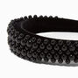 Black Puffy Beads Headband,