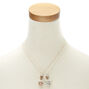 Best Friends Heart Bottle Pendant Necklaces,