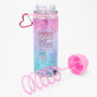 Initial Water Bottle - Pink, F,