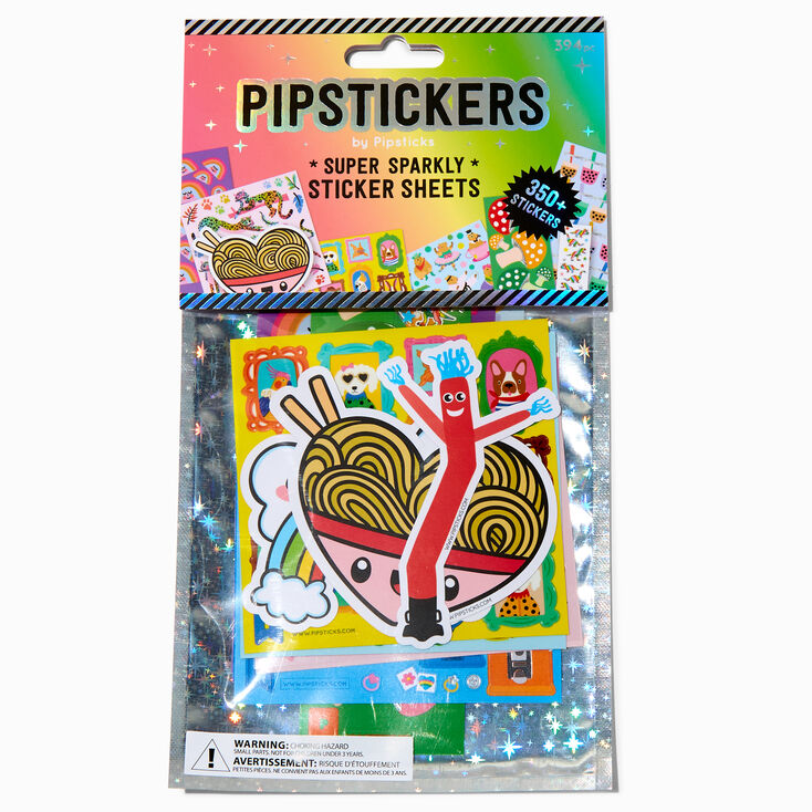 Pipstickers&reg; Quirky Super Sparkly Sticker Sheet Set,