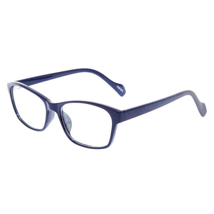 Claire's Lunettes rectangulaires - Bleu marine