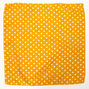 Polka Dot Bandana Headwrap - Yellow,